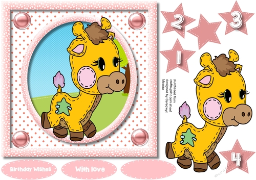Adorable Little Patchwork Giraffe 4