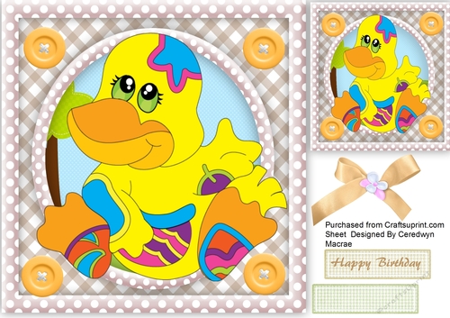 Cute Little Duck Critter 