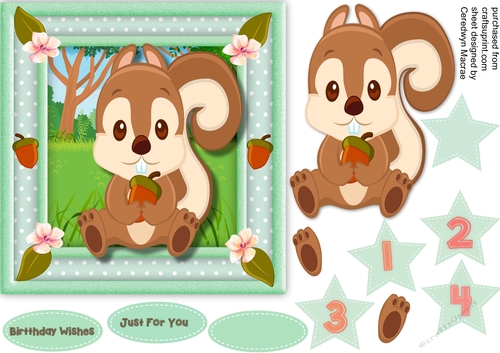 Little Woodland Squirrel