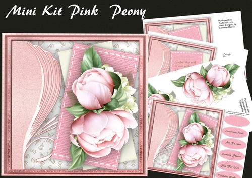 8x8 Mini Kit Pink Peony