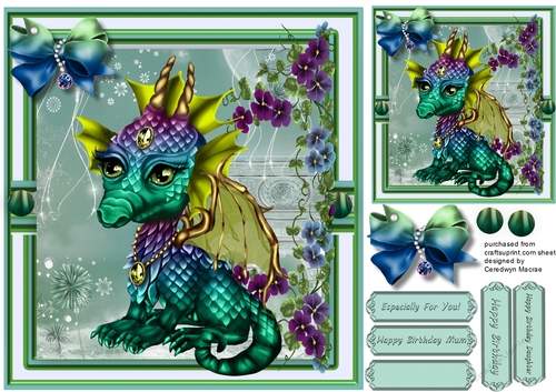 Mystic Worlds Green Dragon 