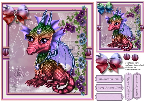 Mystic Worlds Pink Dragon 