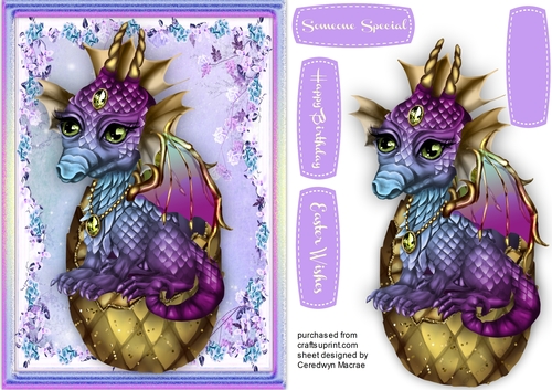 Mystic Dragon in lilacEgg