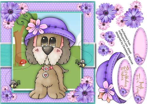 Poppy in her Lilac Hat 