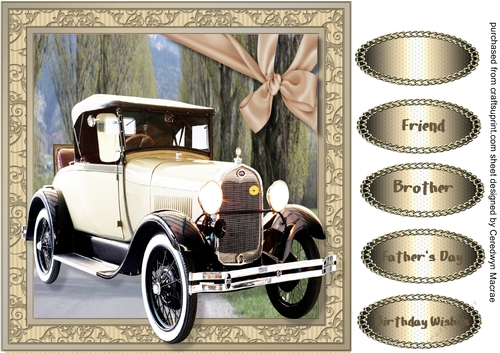 Lovely  Retro Car for the men 