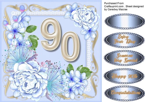 Happy 90th Birthday Blue