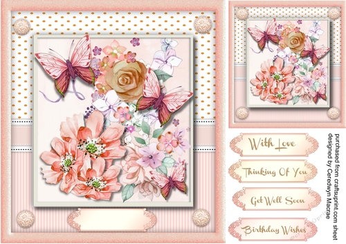 Beautiful Peach Garden Wispers