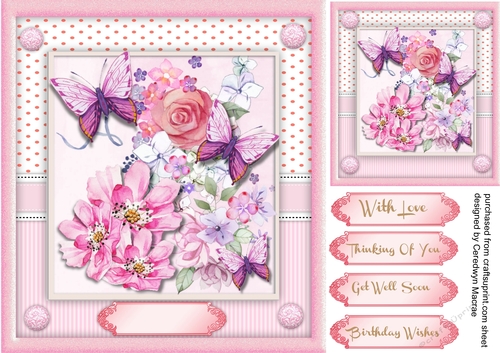 Beautiful Pink Garden Wispers