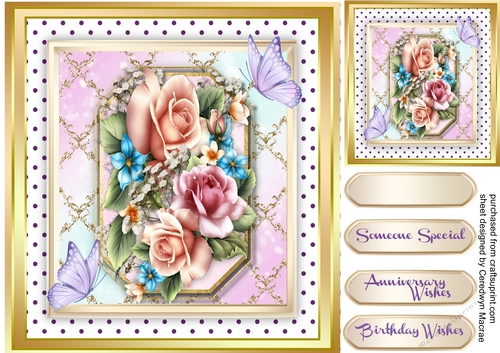 Fantasy Roses and  Butterflys 
