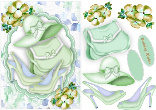 Beautiful Green  Summer Accessories 