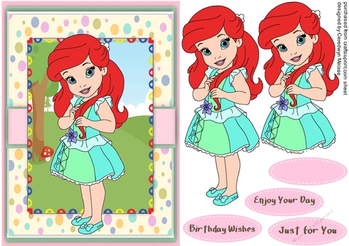 Little Princess with Red Hair 