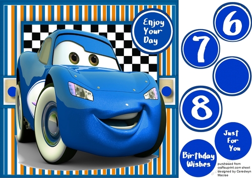 Stae Car in Blue