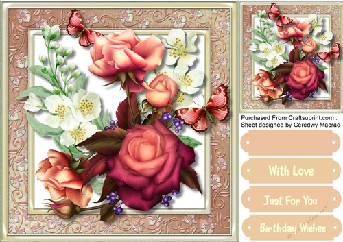 Beautiful Autumn Roses and Jasmine 