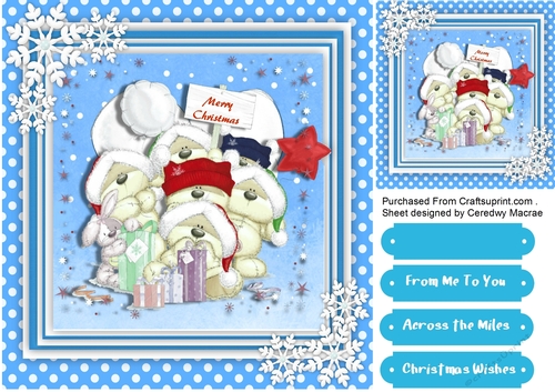 Merry Christmas From the Teddy Bears 