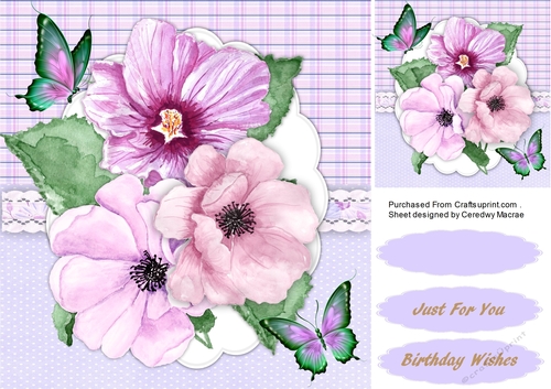 Stunning roses and Butterflys 1