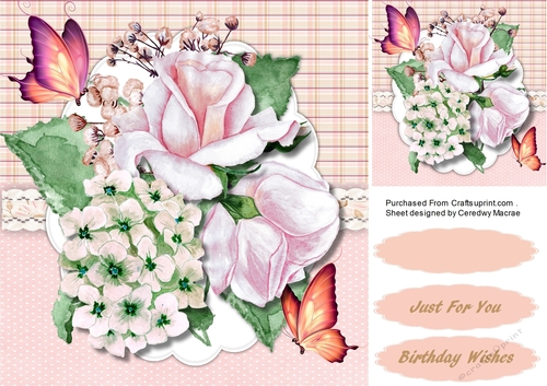 Stunning roses and Butterflys 2