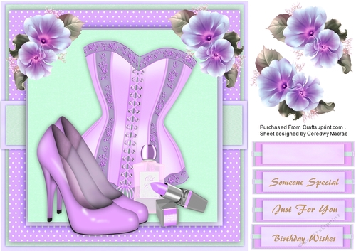 Beautiful Lilac bask and makeup