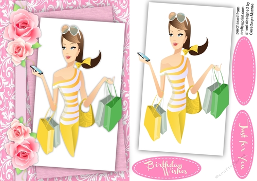 Oh-La-La Shopping Girl 