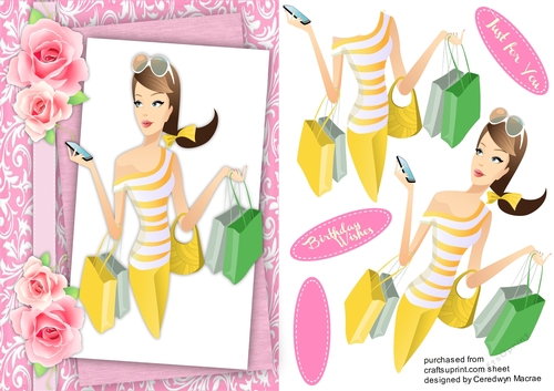 Oh-La-La Shopping Girl 