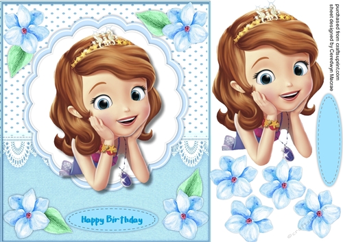 Beautiful princess in a Scalloped Frame