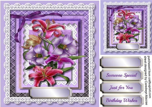 BeautifulLillys on a lace Mat