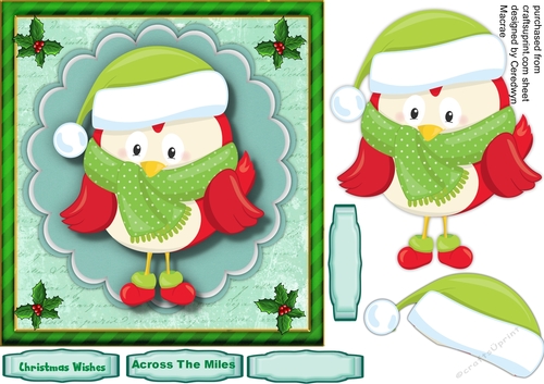 Christmas Birdie all Wrapped Up 1