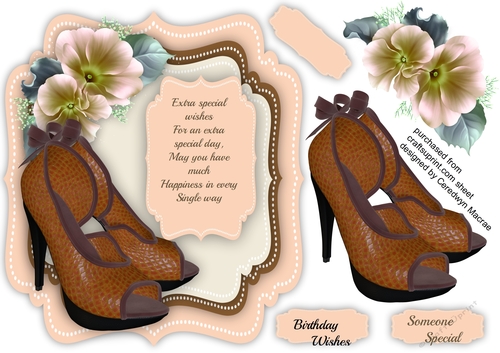 Beautiful Brown Shoes and Birthday Wishes