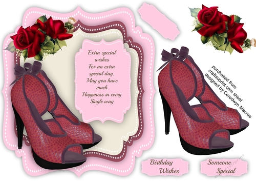 Beautiful Red Shoes and Birthday Wishes