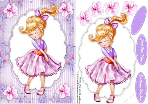 Lill Miss Teenager in Lilac 