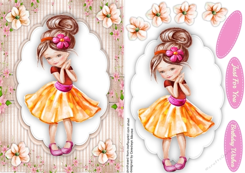 Lill Miss Teenager in Apricot