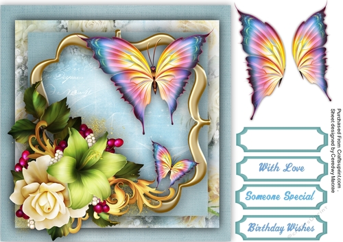 Lillys Roses and Butterflys