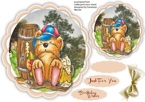 Lovely Topper , The Bear Belly Bear