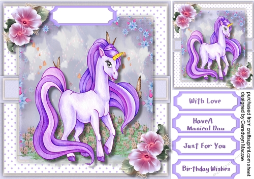 Magical Lilac Unicorn 