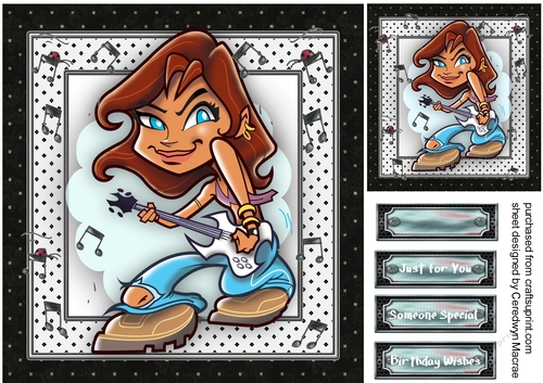 Groovey Metal Babe