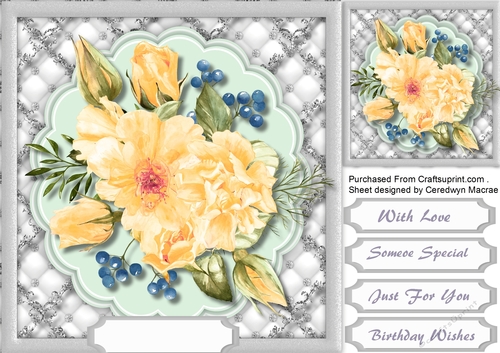 Peach Roses and Berys 