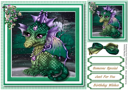 Beautiful Green  Dragon