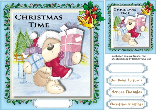 Christmas  Time Teddy 1