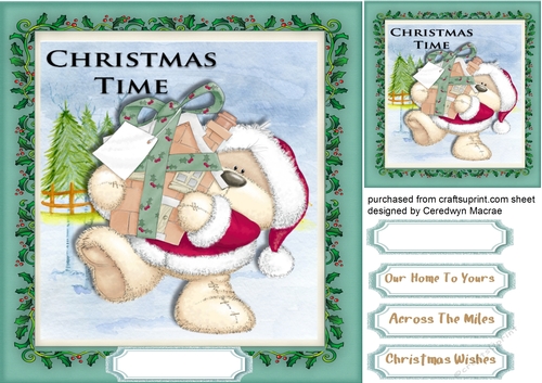 Christmas  Time Teddy 2