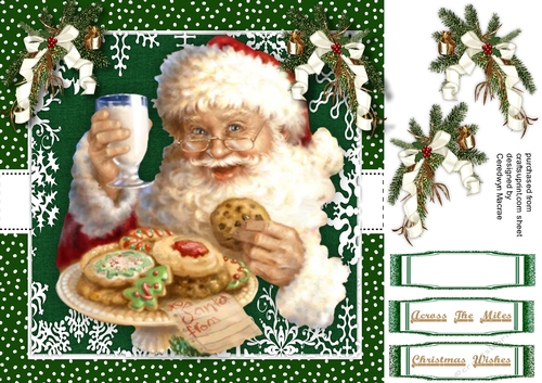 Santas Tea Break, Green