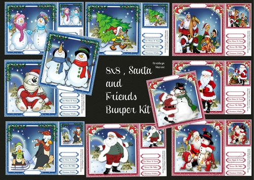 8x8 , Santa and friends Bumper kit 