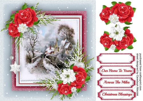 Beautiful Traditional Christmas Scene 