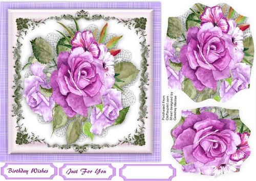 Beautiful Roses and Lace 1, 