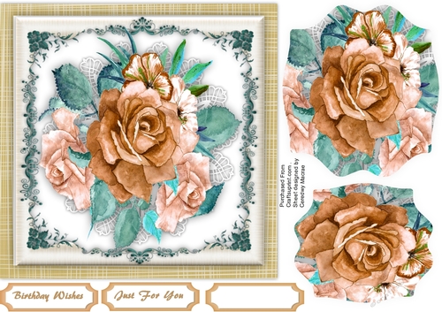 Beautiful Roses and Lace  3