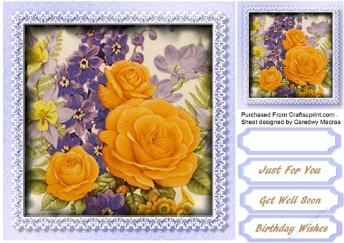 Stunning Yellow roses and Lilac Stock