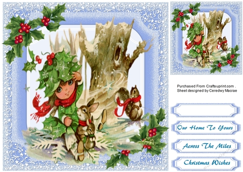 Christmas Elf and the Rabbits 