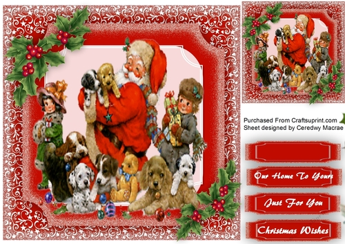 Santa and The Christmas Puppies 