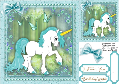 Beautiful Unicorn and Butterflys  3