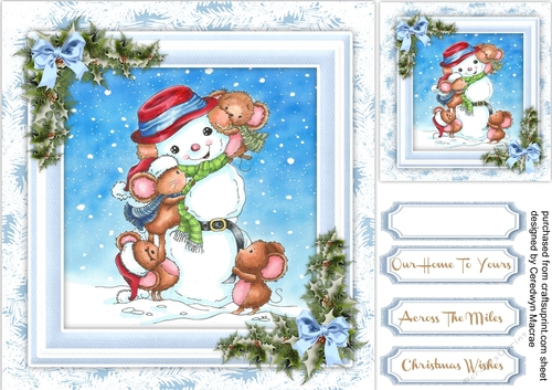 Christmas Mountaineering Mice 