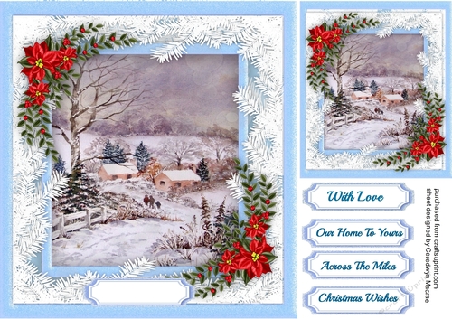 Snow Covered Village 