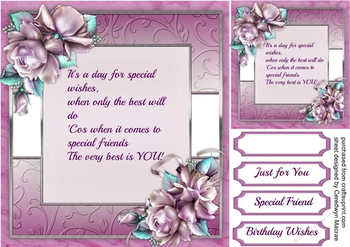 To a Special Friend 